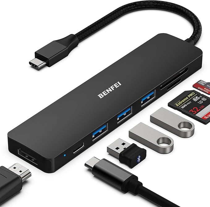 BENFEI USB C to HDMI Hub, MacBook, iPhone, Samsung Galaxy